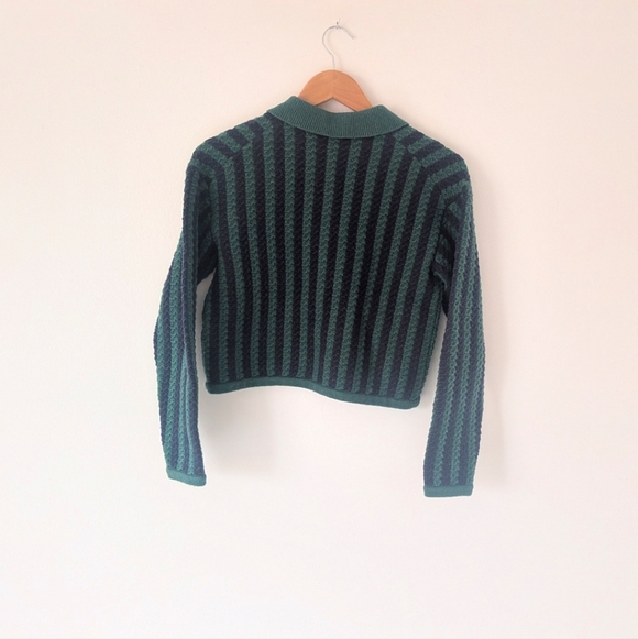 J. Crew Sweater Lady Jacket in Chevron Stripe - Picture 6 of 6